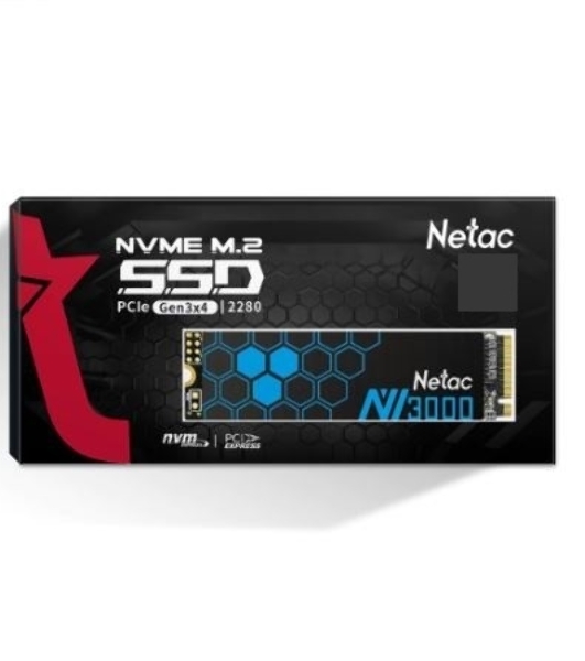 Накопитель SSD Netac NV3000, 1Tb, PCIe 3.0 x4, M.2 2280, NVMe, R/W 3100/2100