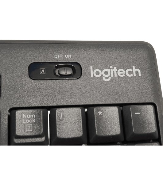 Комплект клавиатура+мышь Logitech MK275 беспроводной, USB, 1000 DPI, голубой/чёрный