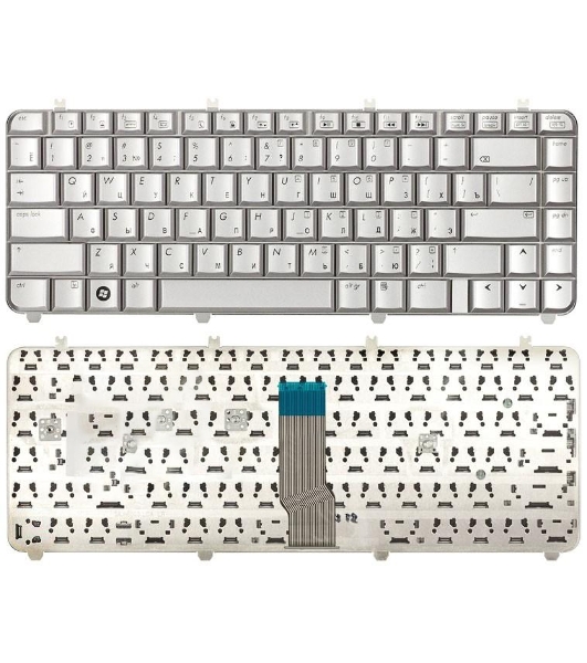Клавиатура для ноутбука HP Pavilion DV5-1000 серебристая