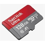 Флеш карта microSDXC 128GB SanDisk Ultra Class 10, UHS-I, R 100 МБ/с, SDSQUNR-128G-GN3MN адаптер на SD, фото2