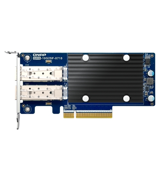 Сетевая карта QNAP Expansion Card QXG-10G2SF-X710 PCIe Gen3 x8 2x10GbE(SFP+)