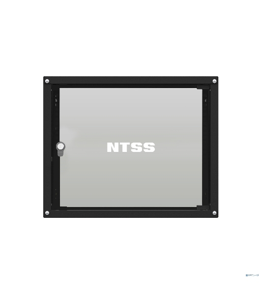 Шкаф коммутационный NTSS Lime (NTSS-WL9U5545GS-BL) настенный 9U 550x450 мм пер. дв. стекл несъемн. бок. пан. 30 кг черный 370 мм 12 кг 110 град. 500 мм IP20 сталь