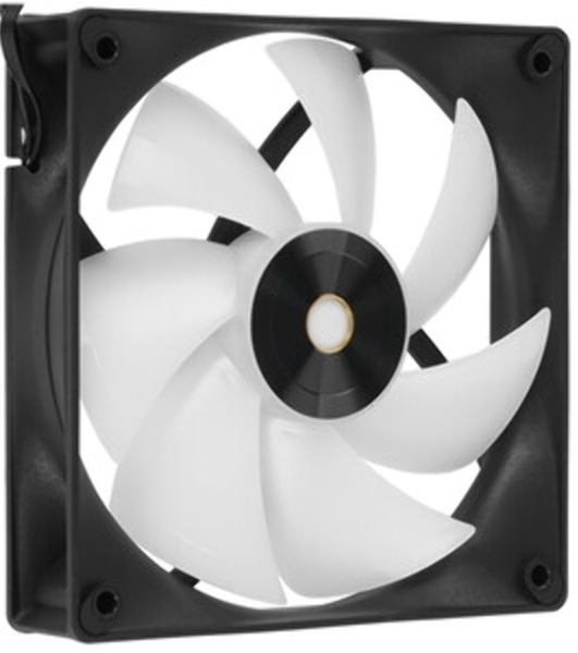 Вентилятор для корпуса Ocypus Delta F12 WH, 120x120x25мм, 4-PIN PWM, 500-2000 RPM, 29 DBA MAX, HYDRO BEARING