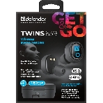 Наушники TWS Defender Twins 639 черный, внутриканальные, Bluetooth, до 4 ч, фото2