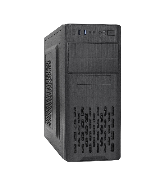 Компьютерный корпус Miditower ExeGate CP-606U-AB450 (ATX, AB450 с вент. 8см, 1хUSB/1хUSB 3.0, аудио)