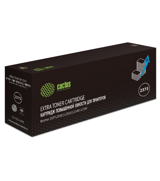Картридж лазерный Cactus CS-TN2375-MPS черный (10400 стр.) для Brother DCP L2500/L2520/L2540/L2560