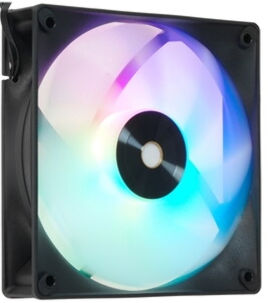 Вентилятор для корпуса Ocypus Delta F12 WH, 120x120x25мм, 4-PIN PWM, 500-2000 RPM, 29 DBA MAX, HYDRO BEARING