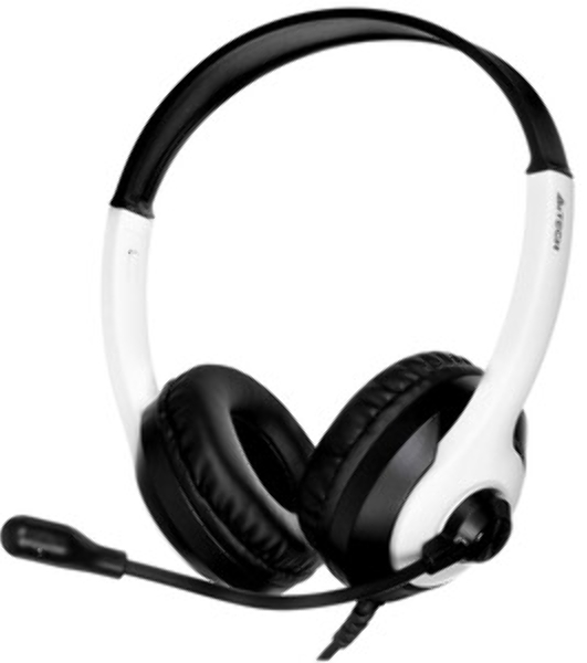 Гарнитура A4Tech Fstyler FH100U белый/черный, проводная
