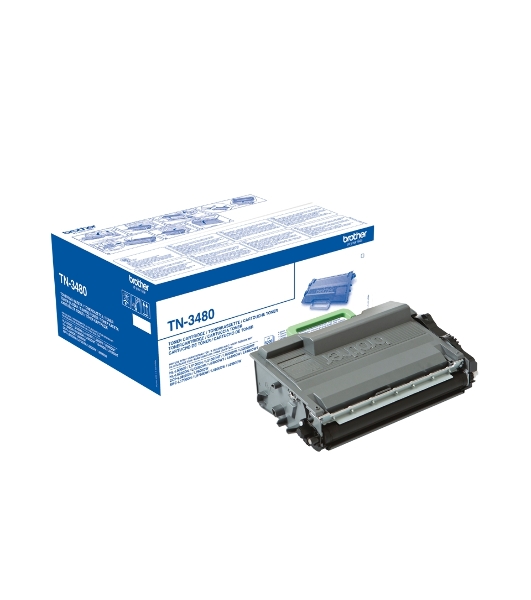 Картридж лазерный Brother TN3480 черный (8000 стр.) для Brother HL-L5000D/L5100DN/L5100DNT/L5200DW/L5200DWT/L6250DN/L6300DW/L6300DWT/L6400DW/L6400DWT/DCP-L5500DN/L6600DW/MFC-L5700DN/L5750DW/L6800DW/L6800DWT/L6900DW/L6900DWT