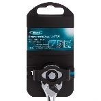Ключ телескопический Gross 14074 трещоточный 1/4', 150-200 мм, CrV, хромир., 2-х комп. рукоятка, фото 1