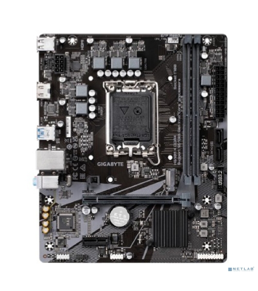 Материнская плата Gigabyte H610M K DDR4 V2.0, LGA 1700, Intel H610, 2xDDR4, 2xSATA, 1xM.2, 1xPCIe 4.0 x16, 1xPCIe x1, 1xHDMI, 1x 1Gb LAN, 2xUSB-A 3.2 Gen 1, 4xUSB-A 2.0, 3x 3.5 мм, 7.1, mATX