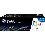 Картридж лазерный комплект HP CF373AM голубой/пурпурный/желтый для CLJ CP1215/1515 3 х 1400 стр., фото3