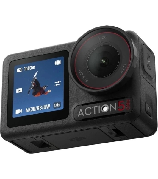 Экшн-камера Dji Osmo Action 5 Pro Standard Combo 1xCMOS 12Mpix черный/черный