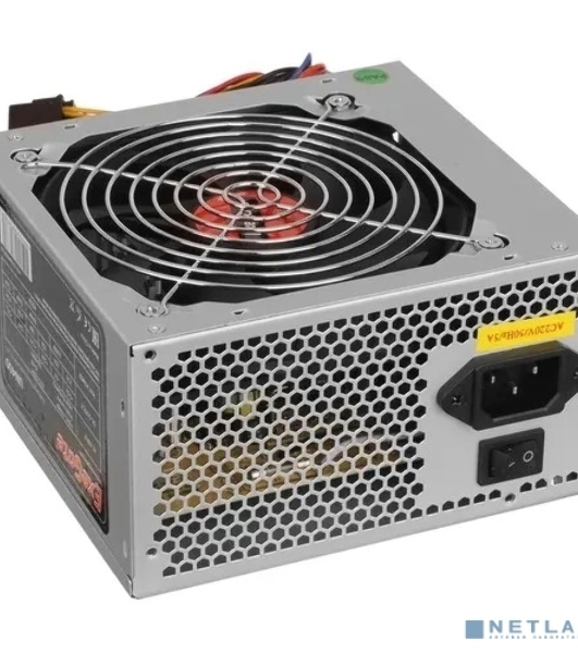Блок питания ExeGate UNS350 (ES261566RUS-PC), 350Вт, 120мм, серебрянный
