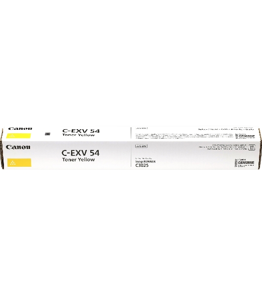 Картридж лазерный Canon C-EXV54Y (1397C002) желтый (8 500 стр.) для Canon imageRUNNER C3226i/C3025i/C3025/C3125i