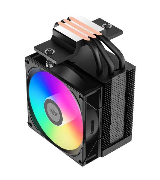 Кулер для процессора PCCooler R300 ARGB BK черный 92мм алюминий+медь 2200rpm 30db 4-pin 150W 133мм