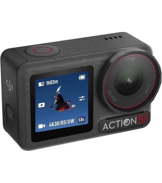 Экшн-камера Dji Osmo Action 5 Pro Standard Combo 1xCMOS 12Mpix черный/черный
