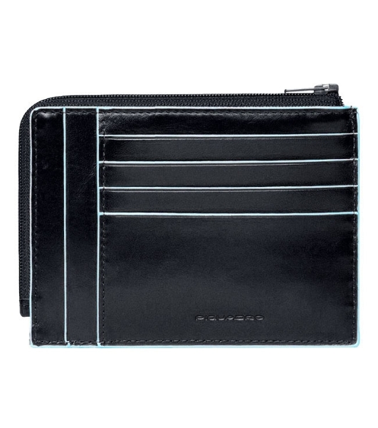 Чехол для кредитных карт Piquadro Blue Square PU1243B2R/N черный натур.кожа