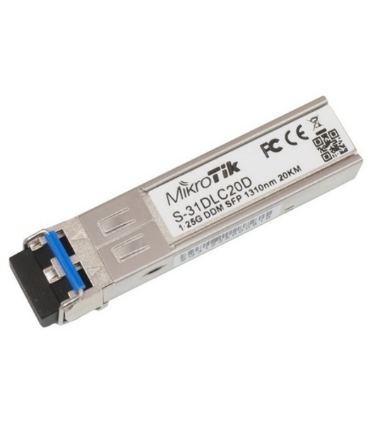 Трансивер Mikrotik S-31DLC20D SFP module 1.25G SM 20km 1310nm