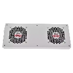 Вентиляторный модуль Rem R-FAN, 48V, 45х432х195 мм (ВхШхГ), вентиляторов: 2, 86 дБ, поток: 300 м3/ч, для шкафов ШТК, ШРН, ШТВ, серый, фото2