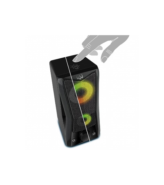 Акустическая система SVEN 445, черный, USB, 2.0,2x3 Вт(RMS), подсветка