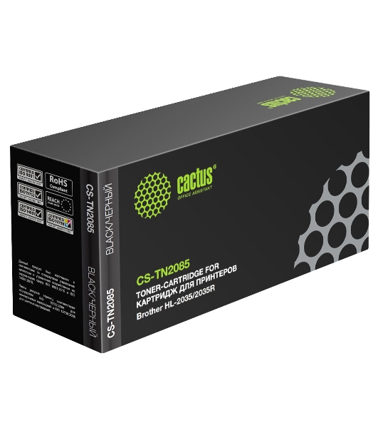 Картридж лазерный Cactus CS-TN2085 черный (1500 стр.) для Brother HL-2035R