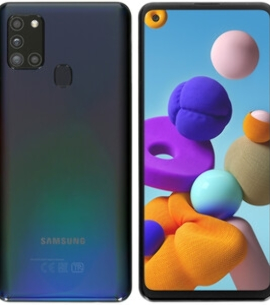 Дисплей для Samsung Galaxy A21S SM-A217F TFT черный с рамкой