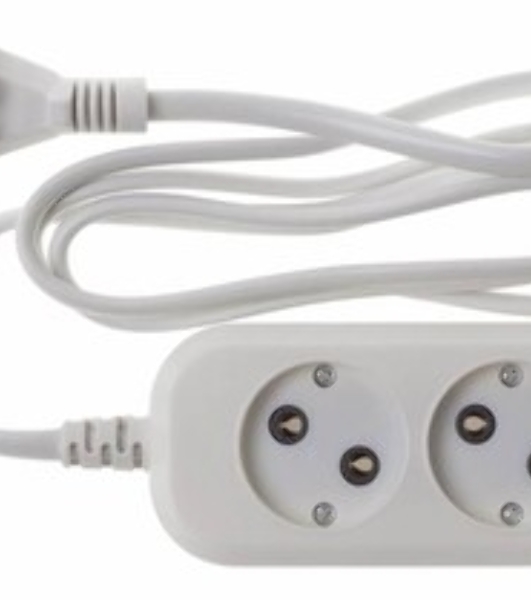 Сетевой удлинитель Buro BU-PSL2.1/W 1.5 м (2 розетки) белый (пакет ПЭ)