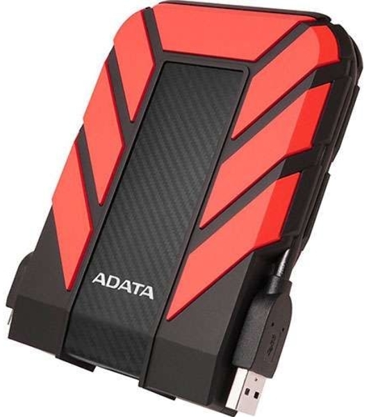 Внешний HDD 2.5' ADATA HD710P, 1TB, USB 3.2 Gen 1 Type-A, 5400 rpm, черный/красный