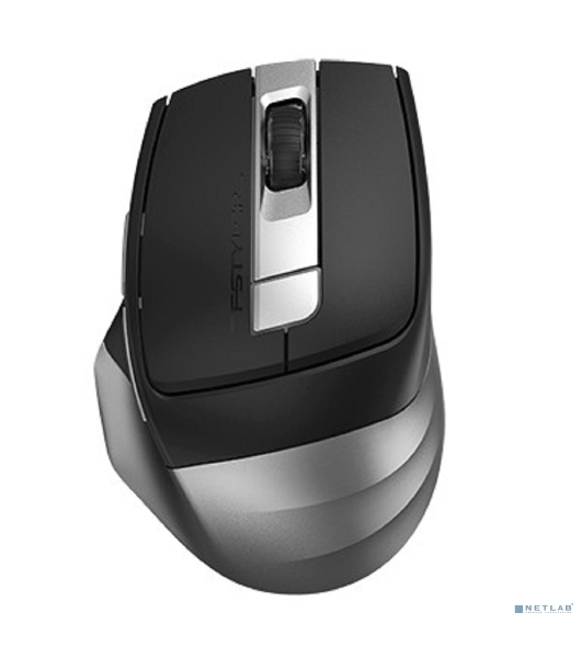 Мышь беспроводная A4Tech Fstyler FB35C серый/черный, 2000 dpi, радиоканал, Bluetooth, USB, кнопки - 6