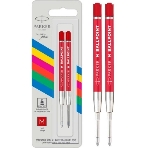 Стержень шариковый Parker QuinkFlow Basic Z09 (CW2166545) M 1мм, красные чернила, блистер (2шт), фото3