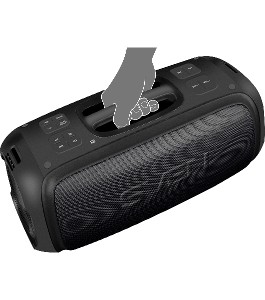 Портативная колонка SVEN PS-860 черный 100W 1.0 BT/3.5Jack 5400mAh