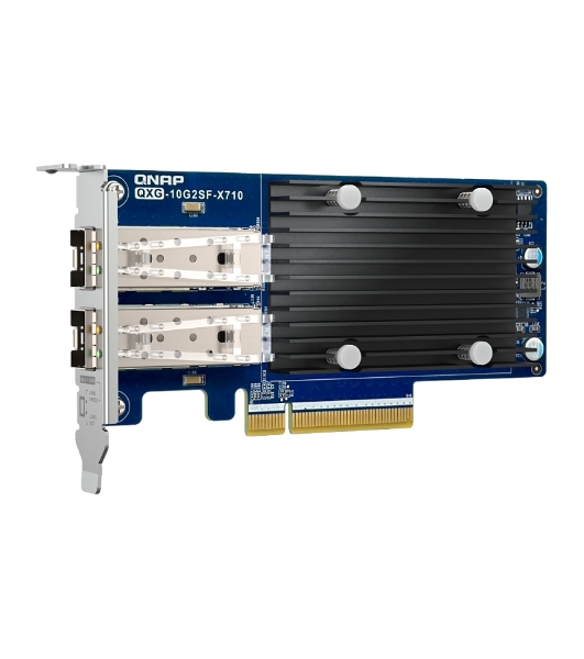 Сетевая карта QNAP Expansion Card QXG-10G2SF-X710 PCIe Gen3 x8 2x10GbE(SFP+)