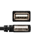 Удлинитель USB 2.0 ExeGate EX-CC-USB2-AMAF-0.15L (Am/Af, угловой 90-градусный коннектор (горизонтальный левый), 0,15м), фото3