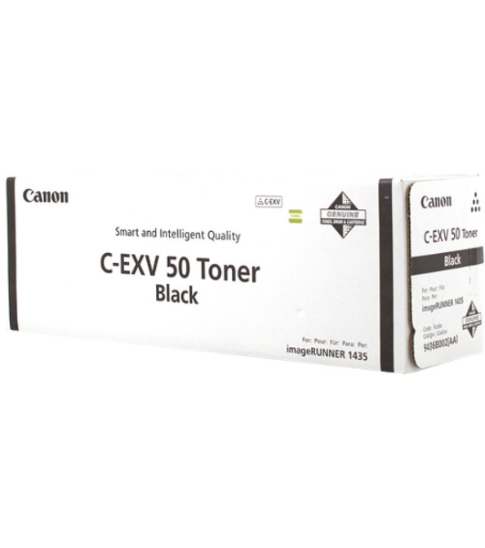 Картридж лазерный Canon C-EXV 50 Toner Black (9436B002), черный, 17600 стр при 6% (689g*1), для IR1435/1435i/1435iF