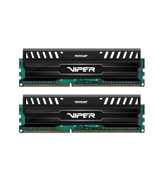 Оперативная память Patriot Viper 3, DDR3, 16GB (2x8 GB), 1866 MHz, CL10, DIMM, радиатор, черный