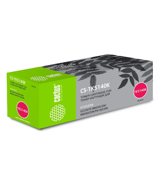 Картридж лазерный Cactus CS-TK5140K черный (7000 стр.) для Kyocera Mita M6030cdn/M6530cdn/P6130cdn Ecosys