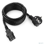 Кабель питания Cablexpert PC-186-VDE-1M, 1м, Schuko- C13, VDE, 10А, черный, с заземлением, пакет, фото3