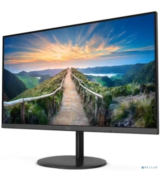 Монитор 23.8' AOC Value Line Q24V4EA IPS 2560x1440, 75 Гц, 4 мс, 16:9, 250 кд/м2, 1xHDMI, 1xDP, 1x3.5 мм, черный