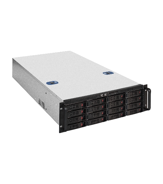 Серверный корпус ExeGate Pro 3U660-HS16 (RM 19', высота 3U, глубина 660, БП 2U-1080ADS,16xHotSwap, USB)
