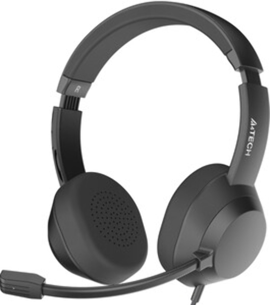 Гарнитура A4Tech Fstyler FH150U чёрный, проводная