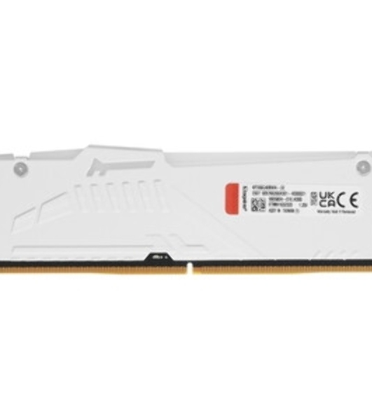 Оперативная память Kingston Fury Beast, DDR5, 32Gb (1x32Gb), 6000MHz, CL36, DIMM, радиатор, RGb, белый