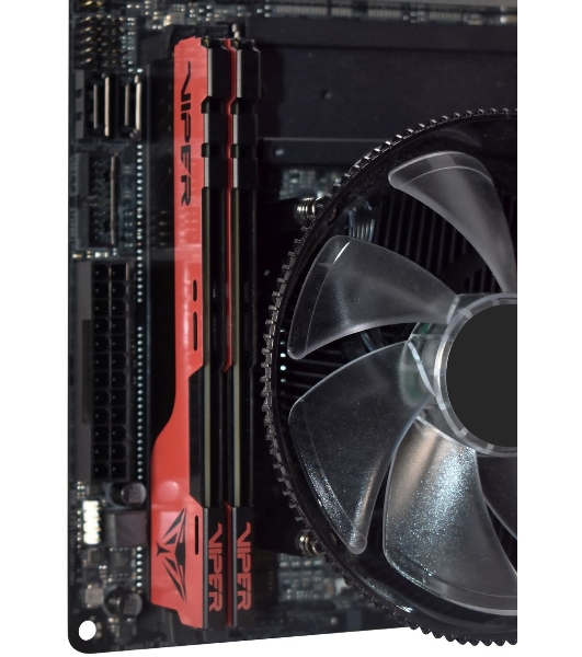 Оперативная память Patriot Viper Elite II, DDR4, 32GB (1x32 GB), 3200 MHz, CL18, DIMM, радиатор, красный, черный