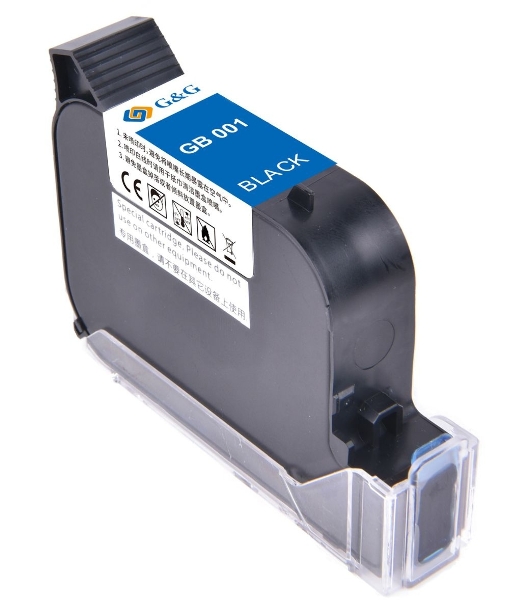 Картридж струйный G&G Gb-001BK черный сольвентный (42 мл) для G&G GG-HH1001B