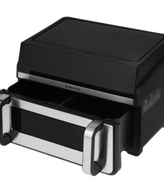 Аэрогриль Brayer BR2057 черный, 2200 Вт, 8.5 л, сенсор, 10 программ
