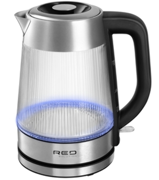 Чайник электрический Red Solution G121 1.8 л, 2200 Вт, черный/серебристый