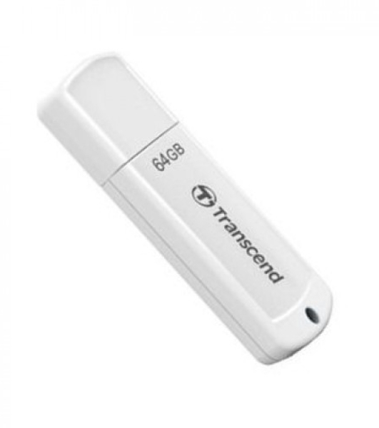 Флешка USB Transcend JetFlash 370 (TS64GJF370), 64Gb, USB 2.0, R/W 25/10, белый
