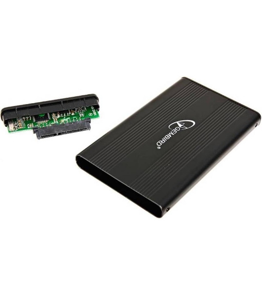 Внешний корпус для HDD Gembird EE2-U2S-5 2.5' EE2-U2S-5, черный, USB 2.0, SATA