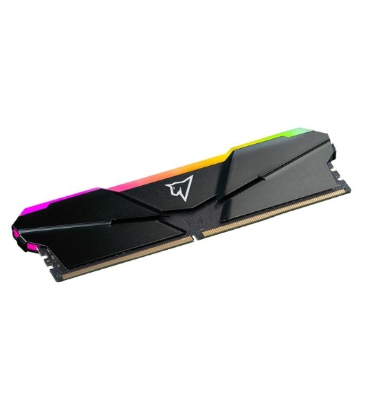 Оперативная память NETAC Shadow, DDR4, 16GB (1x16GB), 3200MHz, CL16, DIMM, с радиатором, RGB, серый