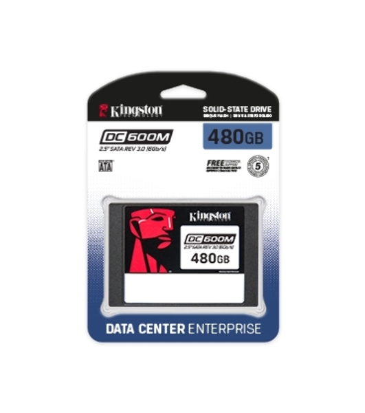Накопитель SSD Kingston DC600M, 480Gb, SATA III, 2.5', R/W 560/470